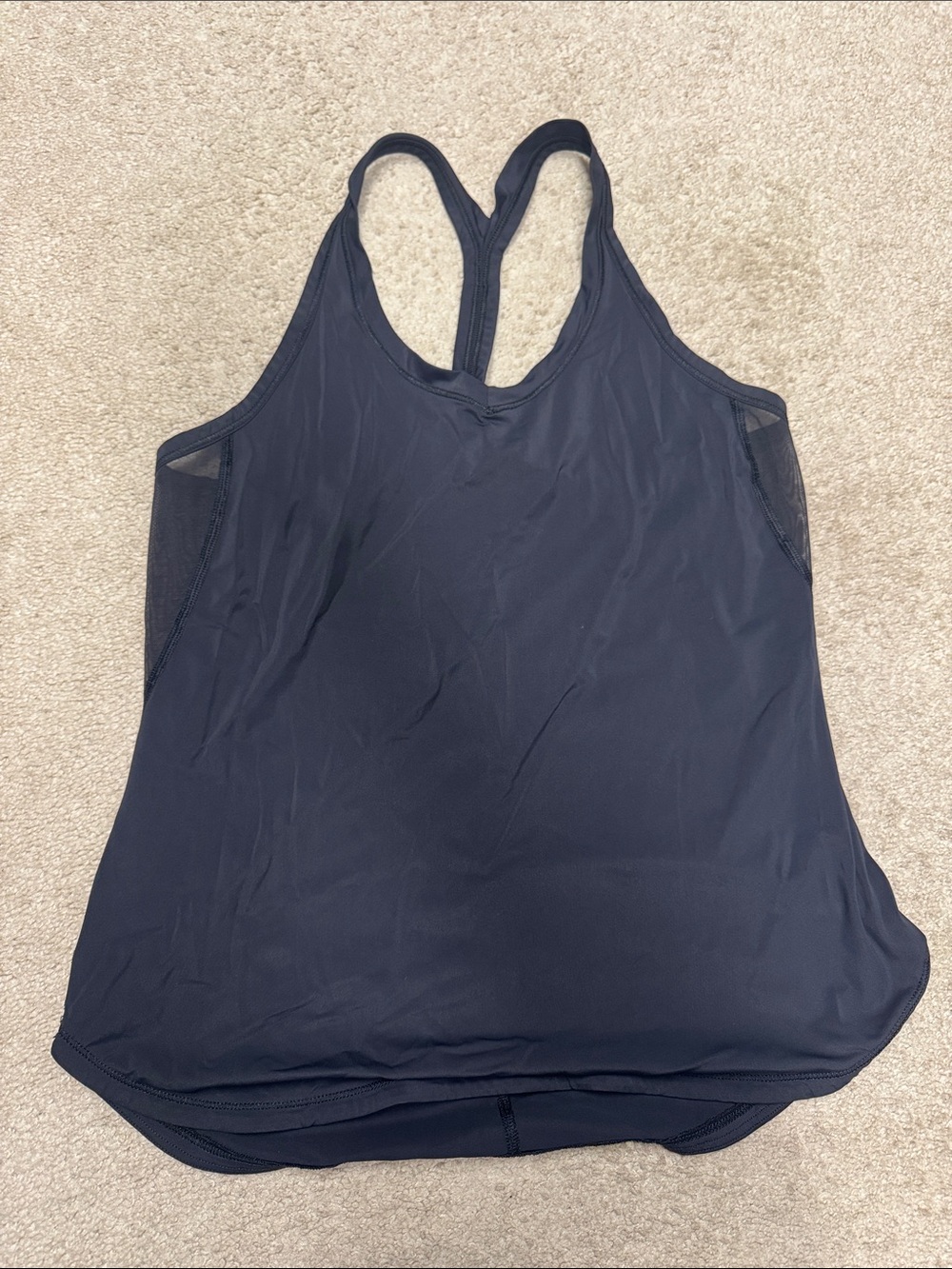 lululemon athletica Black Racerback Performance Tank